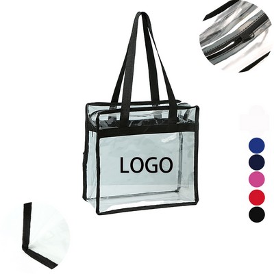 Clear Stadium Open Tote Bag