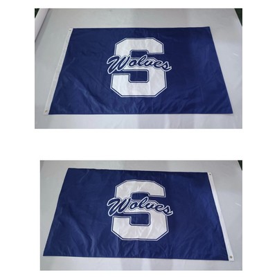 Double Sided Banner Flag with Grommets (3' x 5')