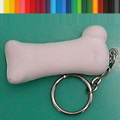 Bone Shape Stress Reliever Keychain