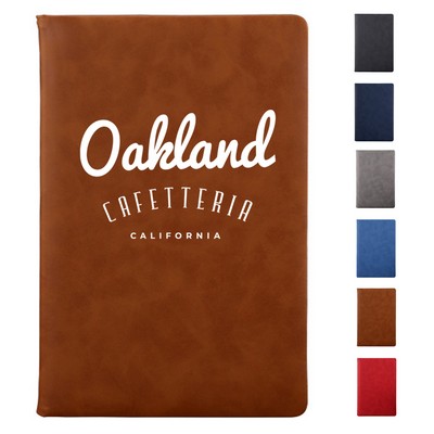 Leather Ruled Notebook