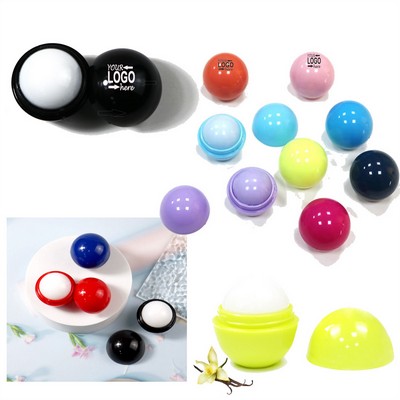 Moisturizing Lip Balm With Round Fruit Flavor