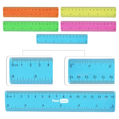 Plastic Colored Thick Transparent Rulers