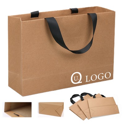 Large Capacity Kraft Paper Tote Bag