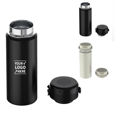 17Oz Luxury Smart Insulated Bottle W/ Wireless Speaker