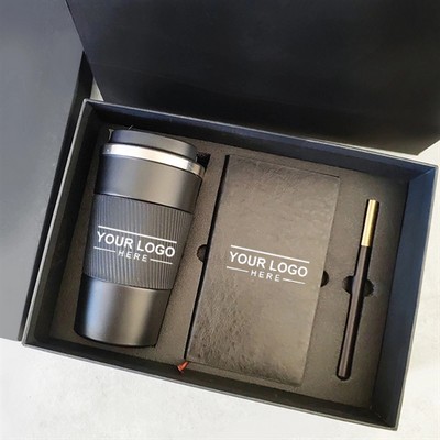 Thermos Set with Notebook and Pen