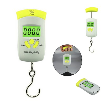 Digital Luggage Scale 50Kg Portable Travel Weight Scale with Battery Included