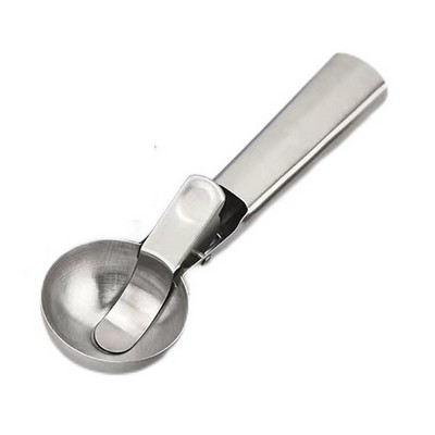 Stainless Steel Ice Cream Scoop with Easy Release