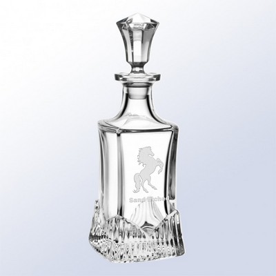 Clematis Decanter - Lead-Free Crystal Glass