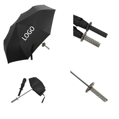 Samurai-Inspired Folding Umbrella