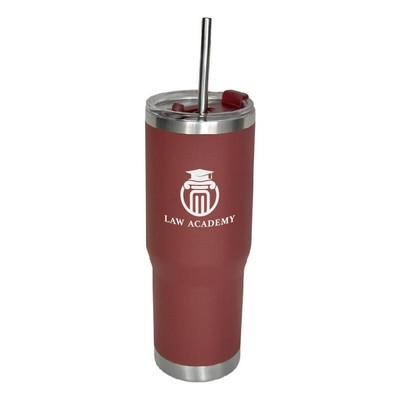 Arcticware™ 30 oz Burgundy BPA-Free Vacuum Insulated Stainless Steel Tumbler