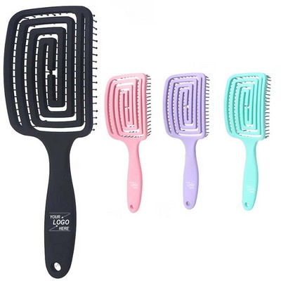 Square Anti-Static Detangling Hair Brush