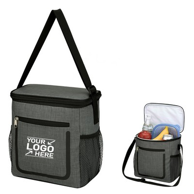 Insulated Lunch Bag With Zipper Pockets