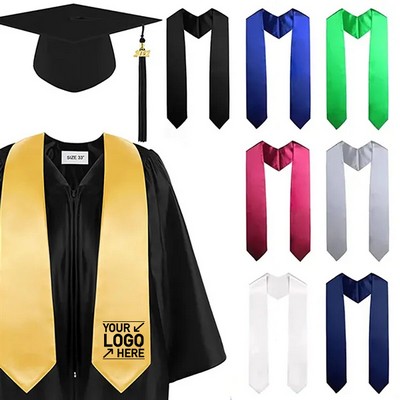 Elegant Graduation Honor Stole for Ceremony Recognition and Achievement