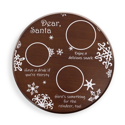 Dear Santa Round Tray