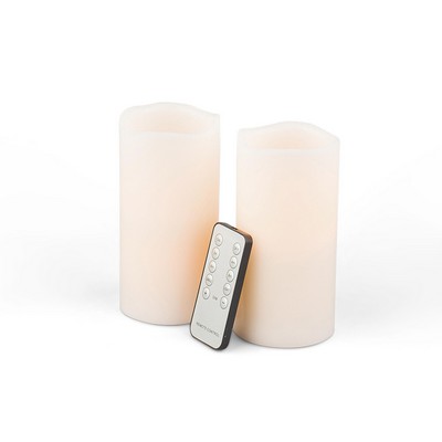 Everlasting Glow 2 Piece Flameless Wax Candle Set