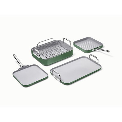 Caraway 5Pc Square Cookware Set Sage