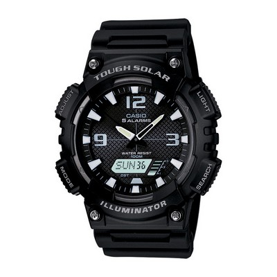 Casio Tough Solar Ani-Digi Watch Black