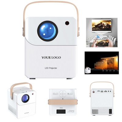 Mini Portable Projector Support 1080P Full Hd