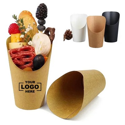 14 oz Disposable Paper Fry Serving Cups