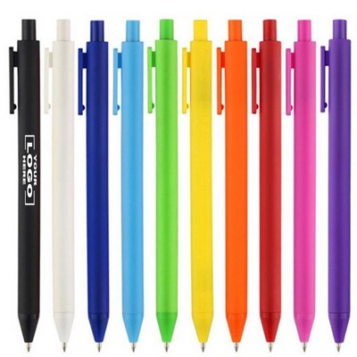 Pastel Color Retractable Ballpoint Pen Set