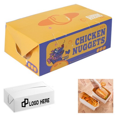 4.92X2.83X1.85Inch Disposable Chicken Nugget Box