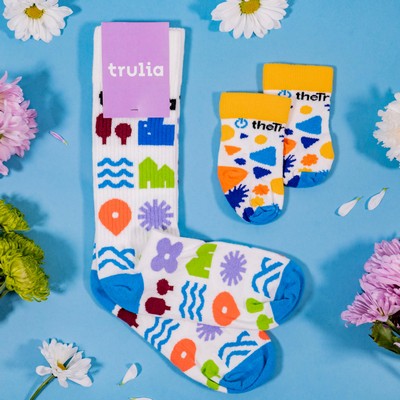 Patterned Mother's Day Socks - Show Mom Your Love with Unique Designs - American Made