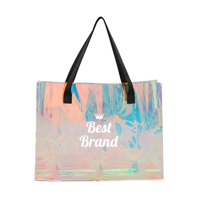 PVC Clear Laser Tote Bag