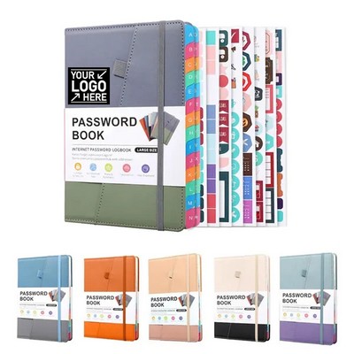 A5 PU Leather Password Protected Notebook for Secure Writing