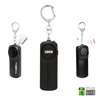 Bar Shaped Alarm Keychain w/Flashlight