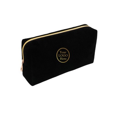 Black Velvet Cosmetic Bag