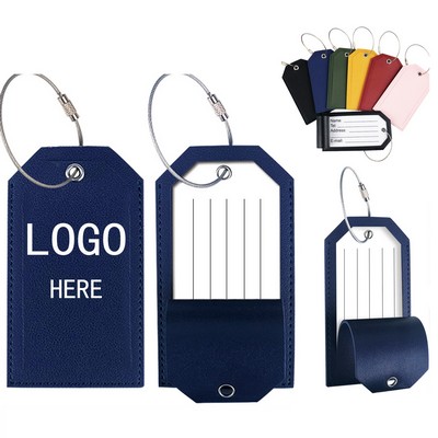 Multi Functional Leather Luggage Tag