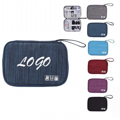 Travel Office Portable Charger Cable Eardphone Storage Bag