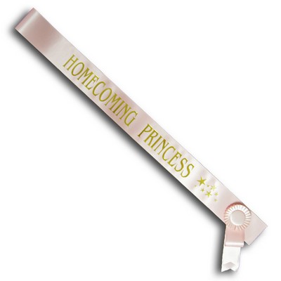 Queen Ribbon Sash w/ Rosette (3"x60")