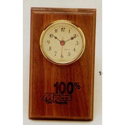 4"x7" Walnut Weather Station With Clock (16e)