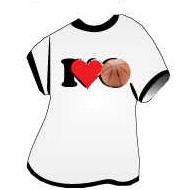 I Love Basketball T-Shirt Lapel Pin