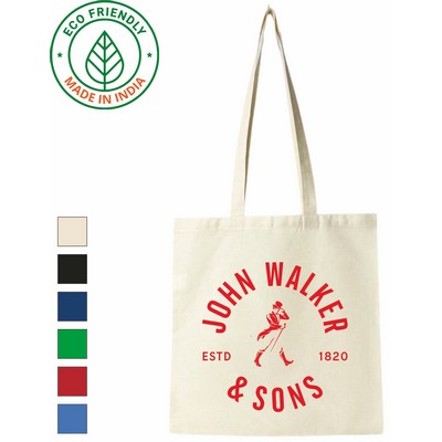 5 oz Cotton Cotton Tote Bag - Eco Friendly Economy Tote 15 x 15