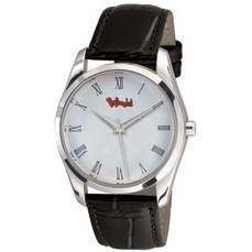 ABelle Promotional Berkeley Ladies' Silver Watch w/ Leather Strap