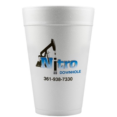 32 oz Foam Cup - White - Hi-Speed