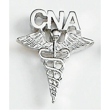 CNA Caduceus Marken Design Cast Lapel Pin (Up to 1")