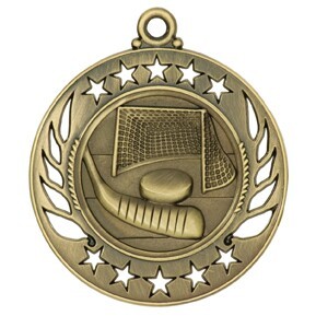 Medal, "Hockey" Galaxy - 2 1/4" Dia.