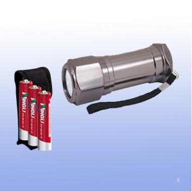 8 LED Aluminum Body Flashlight (Screened)