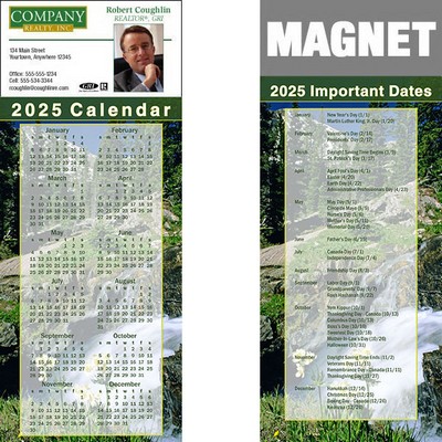 Full Color Calendar Magnet (3 1/2"x8 1/2")