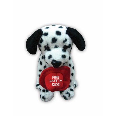 Custom Plush Dalmatian Dog w/ Imprinted Fireman Hat