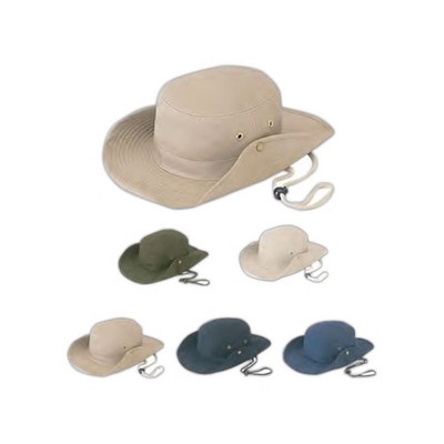 Fishman Bucket Hat/Brushed Cotton Twill