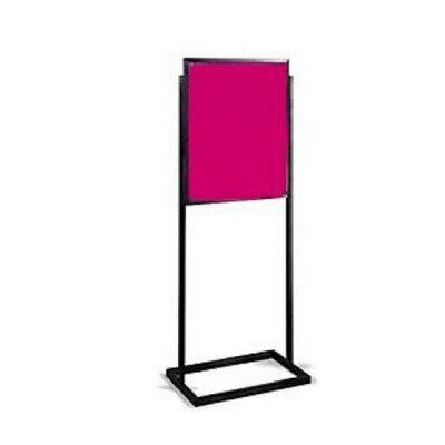 Floor Standing Poster Holder w/2 Clear Panels (22"x 28")