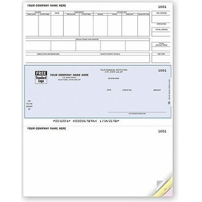 Laser Payroll Check (1 Part)