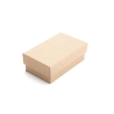 Natural Kraft Krome Jewelry Box (1 3/4" x 1 1/8" x 5/8")