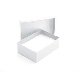 White Krome Jewelry Box (3" x 2" x 1")