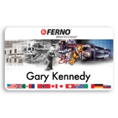 Name Badge w/Personalization (1.75"x3") Rectangle