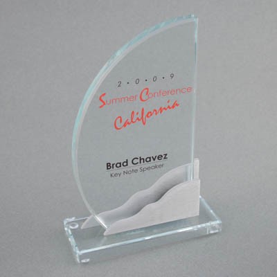 Prestige Aluminum 2 Award (5"x7 1/2"x2")